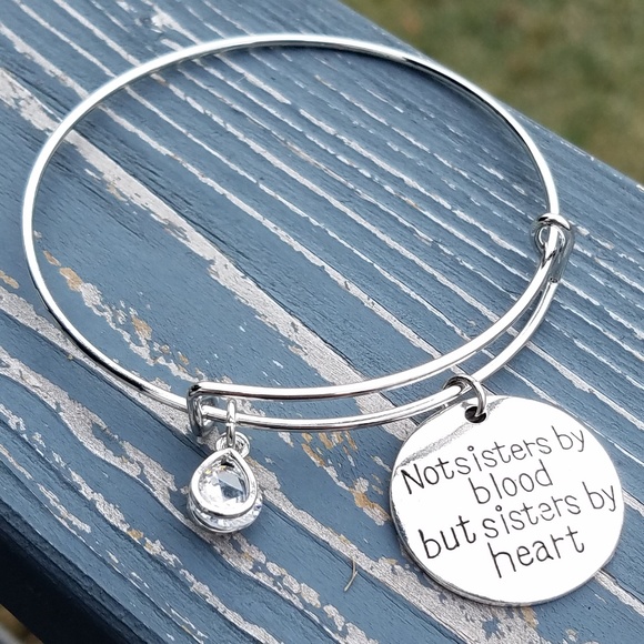 Friend bracelet, bangle, charm bracelet, sisters - Picture 3 of 3